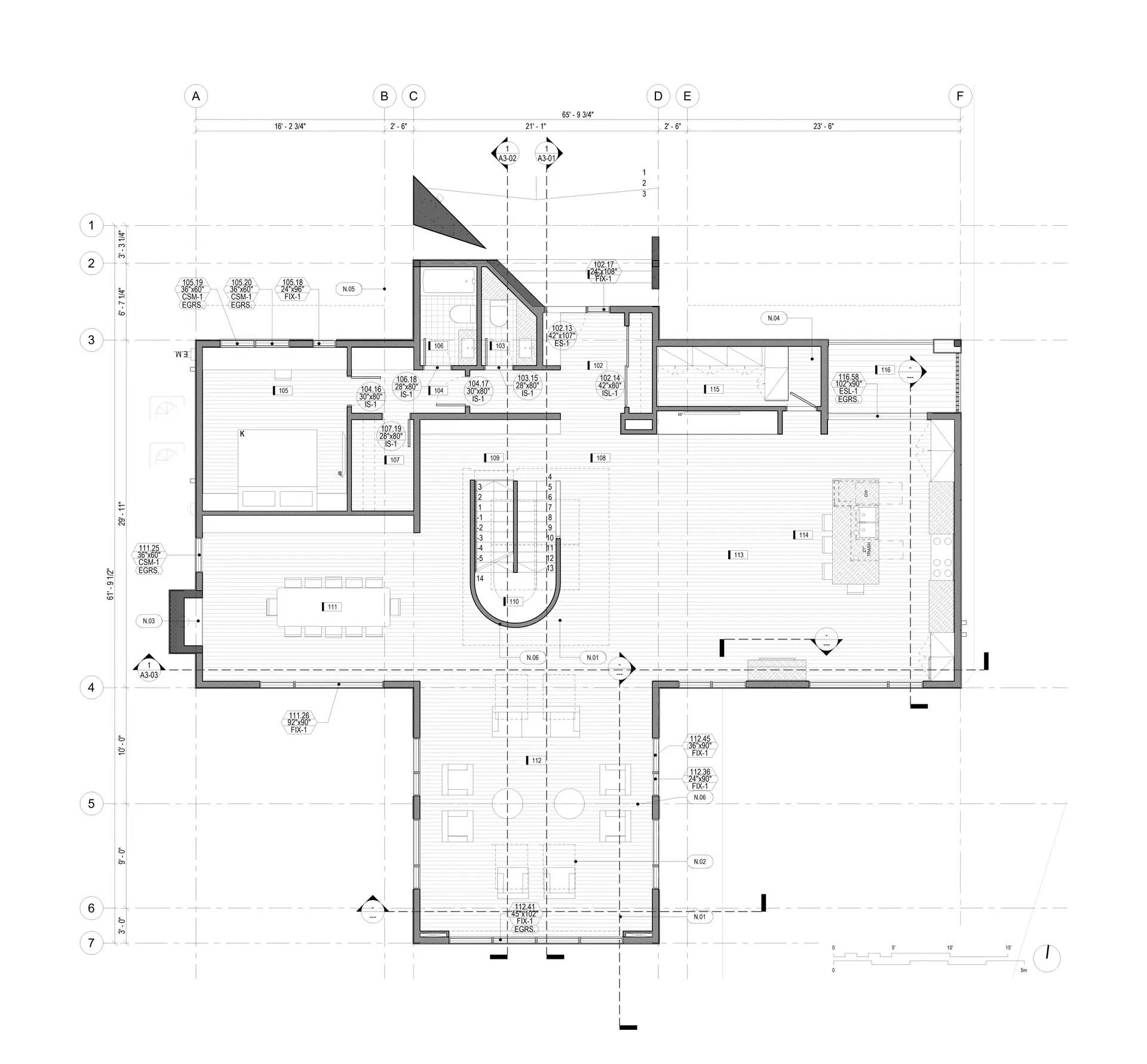 Sample floor plan used in deliverables